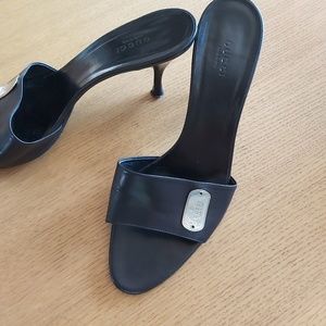 Gucci mid heel sandals